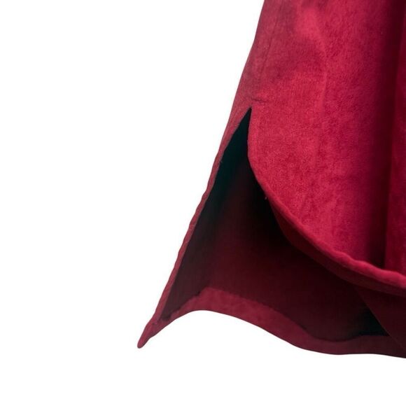 Lovers + Friends red velvet one shoulder cross strap mini dress size small - Picture 3 of 5